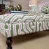 Tangle Ottoman - Olive & Pink - Image 4