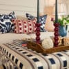 Savannah Ottoman - Navy - Image 4