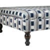 Savannah Ottoman - Navy - Image 3