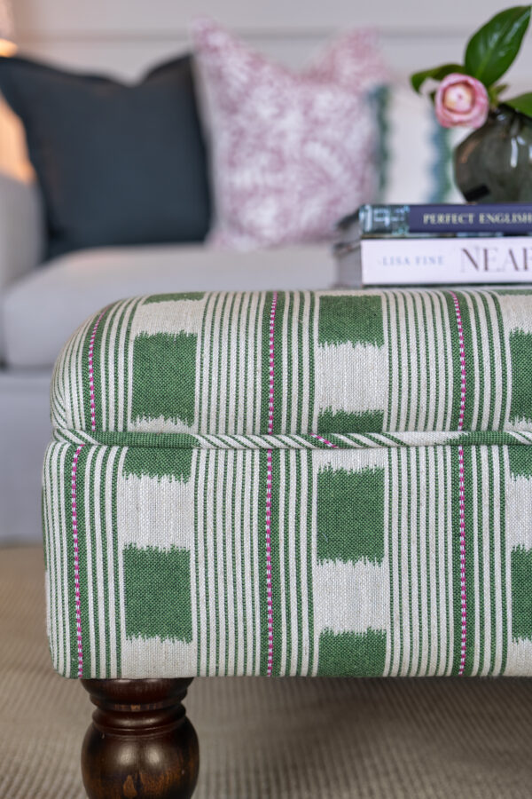 Savannah Ottoman - Green