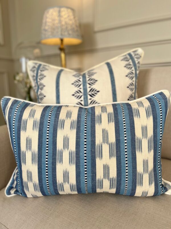 Mulberry Chart Stripe Cushion - Image 2
