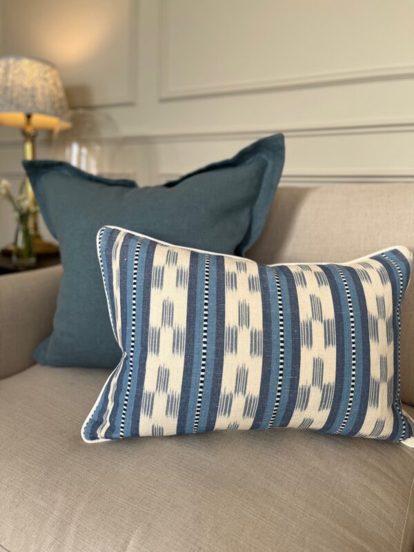Mulberry Chart Stripe Cushion
