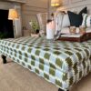 Monty Ottoman Blue/Green - Image 2