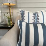 Blue and White Stripes